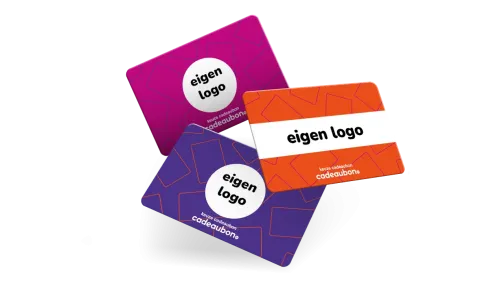 Druk je bedrijfslogo op de cadeaukaart